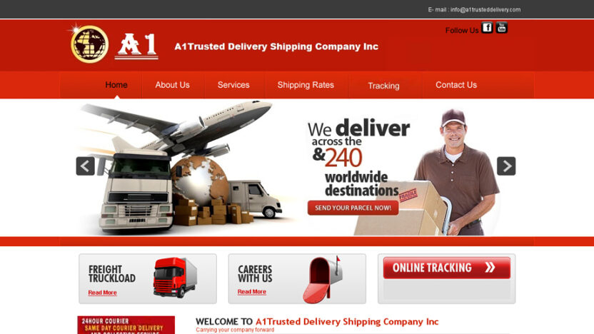 A1trusteddelivery.com Shipping Scam Review|