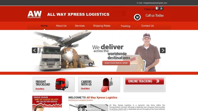 Allwayxpresslogistic.com Shipping Scam Review|
