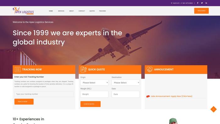 Apexlogisticservices.com Shipping Scam Review|
