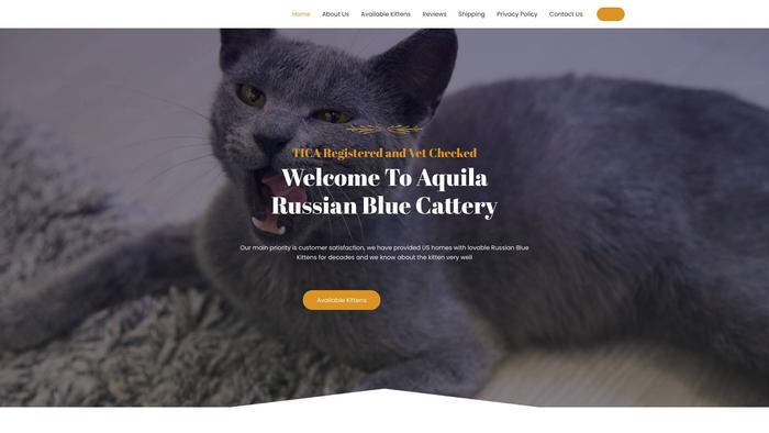 Aquilarussianbluecattery.com Shipping Scam Review|