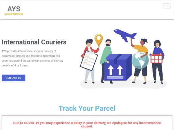 Ayscourier.com Shipping Scam Review|