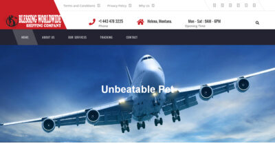 Blessingworldwideshipping.com Shipping Scam Review|