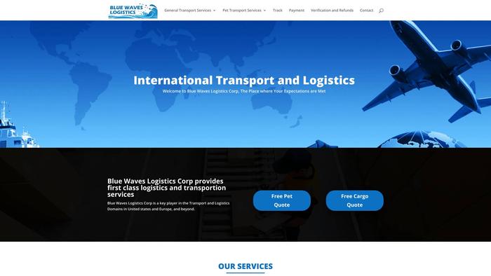 Bluewaveslogisticscorp.com Shipping Scam Review|