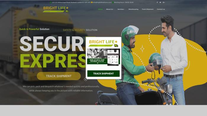 Brightlifedelivery.com Shipping Scam Review|