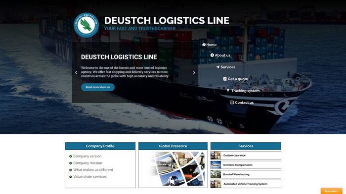 Deustshlogisticslinegmbh.com Shipping Scam Review|