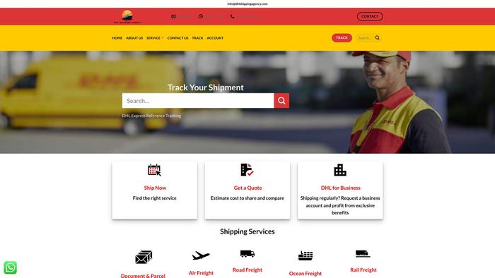 Dhlshippingagency.com Shipping Scam Review|