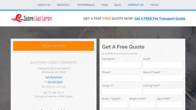 Easterncoastcarriers.com Shipping Scam Review|