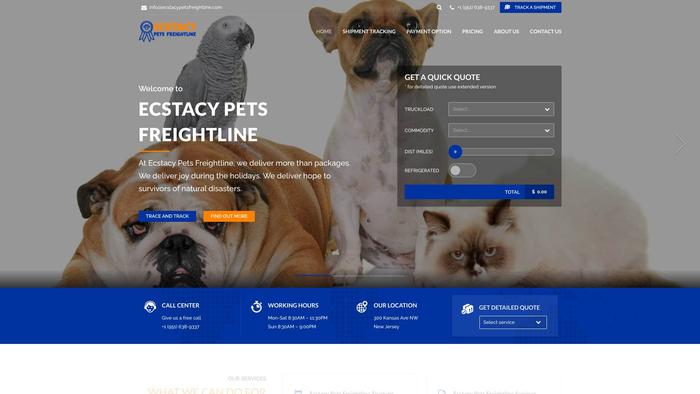 Ecstacypetsfreightline.com Shipping Scam Review|