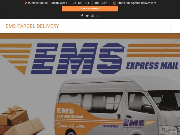Ems-deliver.com Shipping Scam Review|