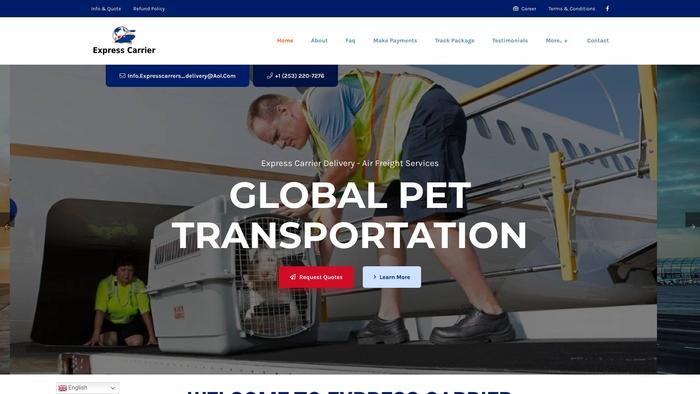Express-carrier-delivery.com Shipping Scam Review