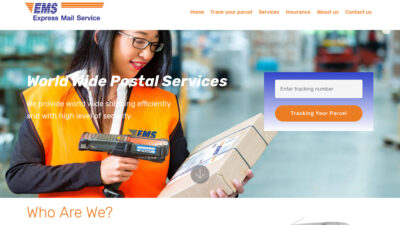 Expressmailservice-ems.com Shipping Scam Review|