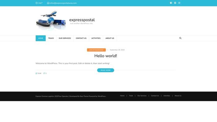 Expresspostalway.com Shipping Scam Review|