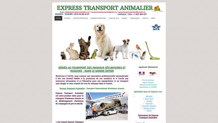 Expresstransportanimalier.com Shipping Scam Review|