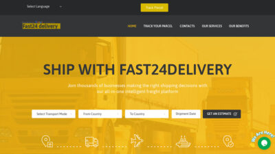 Fast24delivery.com Shipping Scam Review|