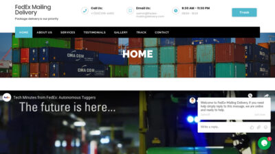 Fedex-mailingdelivery.com Shipping Scam Review|