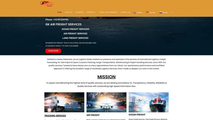 Gkairfreightservices.com Shipping Scam Review|