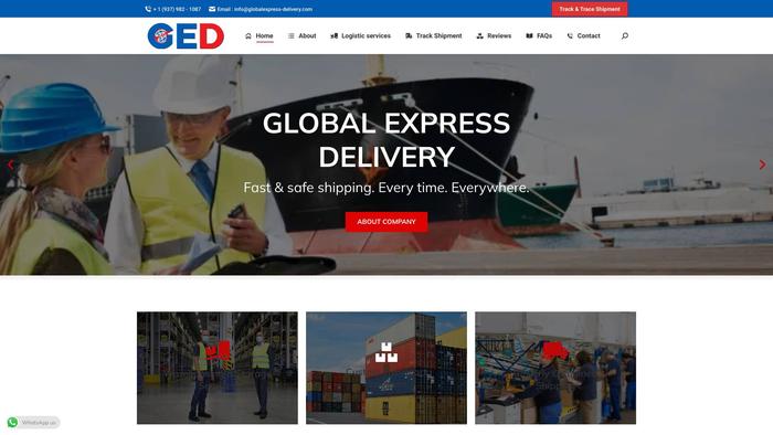 Globalexpress-delivery.com Shipping Scam Review