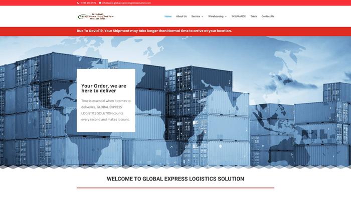 Globalexpresslogisticssolution.com Shipping Scam Review
