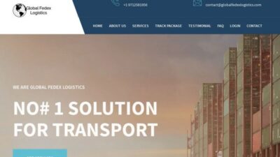 Globalfedexlogistic.com Shipping Scam Review|