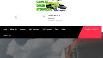 Globaljetexpressinternational.com Shipping Scam Review|