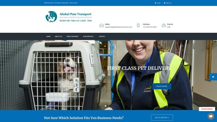 Globalpawtransport.com Shipping Scam Review|