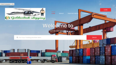 Goldenlinkscourier.com Shipping Scam Review|