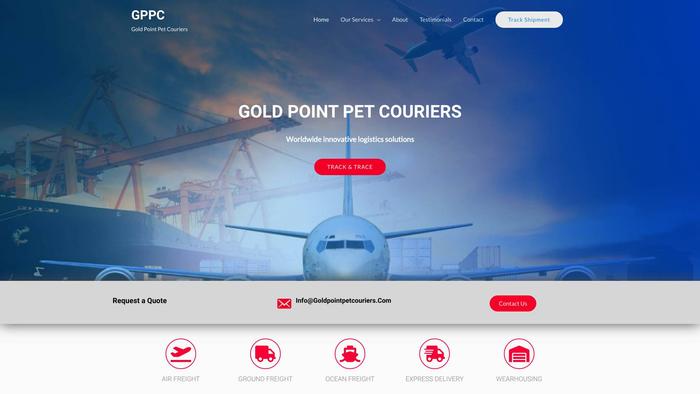 Goldpointpetcouriers.com Shipping Scam Review|