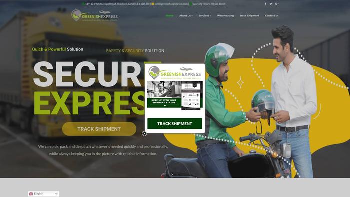 Greenishlogisticsco.com Shipping Scam Review