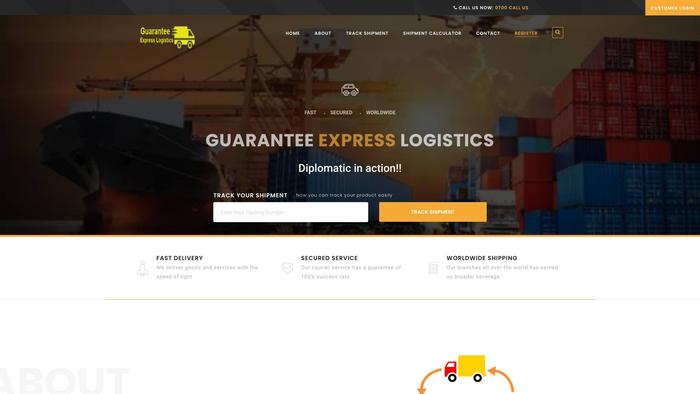 Guaranteexpresslogistics.com Shipping Scam Review|