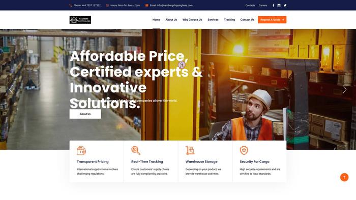 Hambergshippinglines.com Shipping Scam Review|