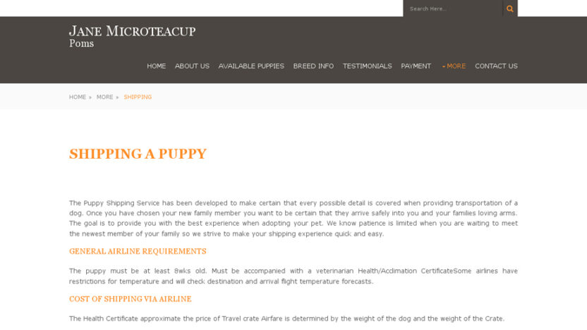 Janemicroteacupoms.com Shipping Scam Review|