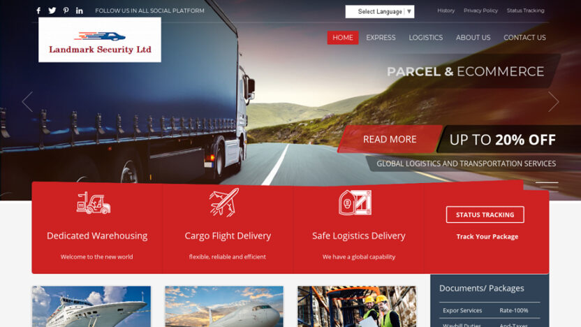 Landmarksecurityservice.us Shipping Scam Review|