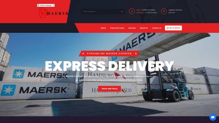 Maerskcourier.com Shipping Scam Review|