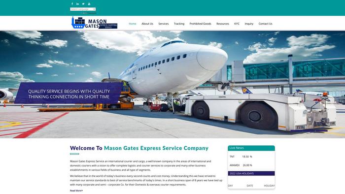 Masongatesexpressservice.com Shipping Scam Review|
