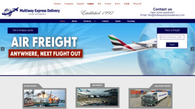 Multiwayexpressdelivery.com Shipping Scam Review|
