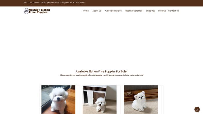 Nextdaybichonfrisepups.com Shipping Scam Review|