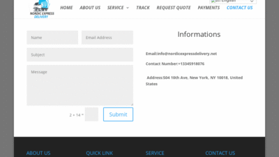 Nordicexpressdelivery.net Shipping Scam Review