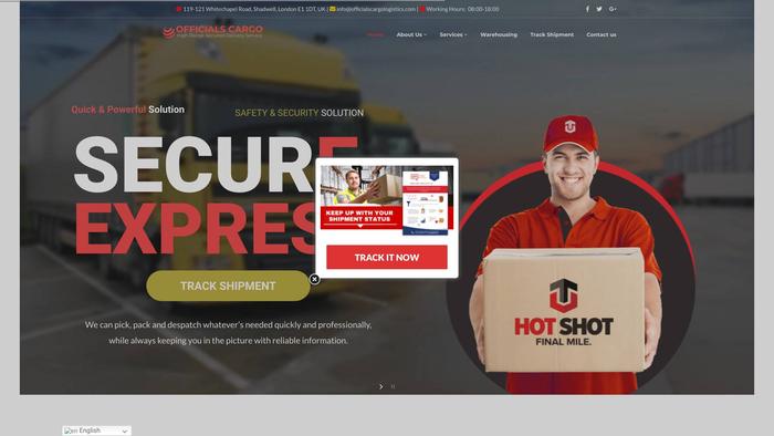 Officialscargologistics.com Shipping Scam Review|