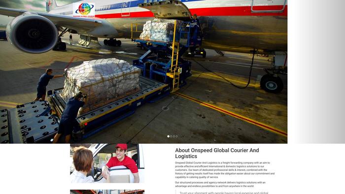Onspeedglobalcourierandlogistic.com Shipping Scam Review|
