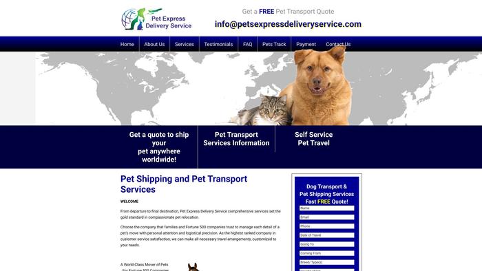 Petsexpressdeliveryservice.com Shipping Scam Review|