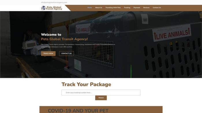 Petsglobaltransitagency.com Shipping Scam Review|
