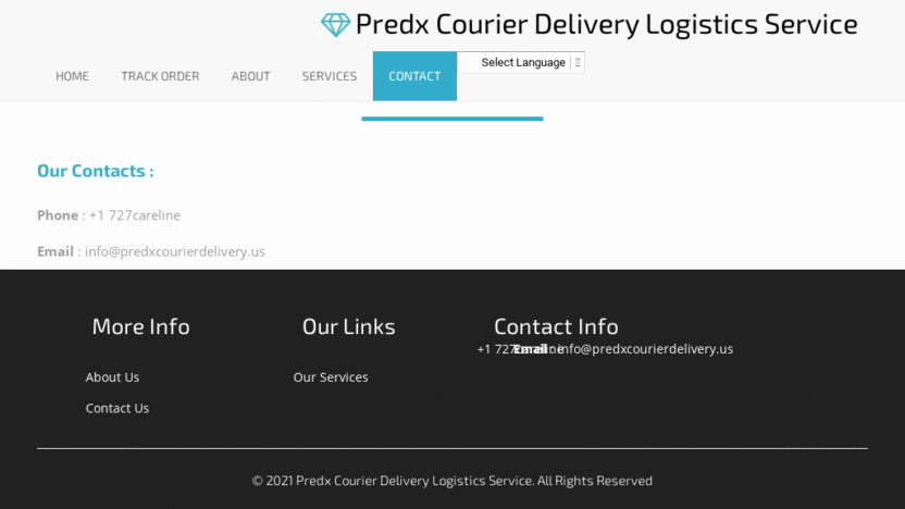 Predxcourierdelivery.us Shipping Scam Review