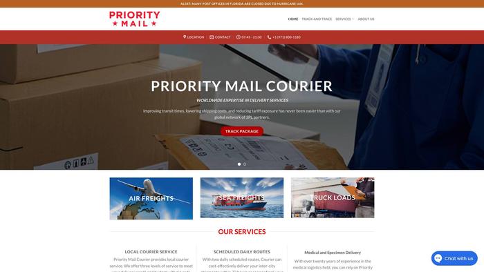 Prioritymailcourier.com Shipping Scam Review|
