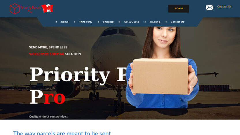 Priorityparcelpro.com Shipping Scam Review|
