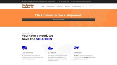 Pro-guaranteelogistics.com Shipping Scam Review|