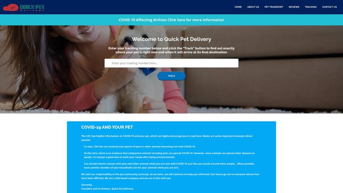 Quickpetdelivery.com Shipping Scam Review