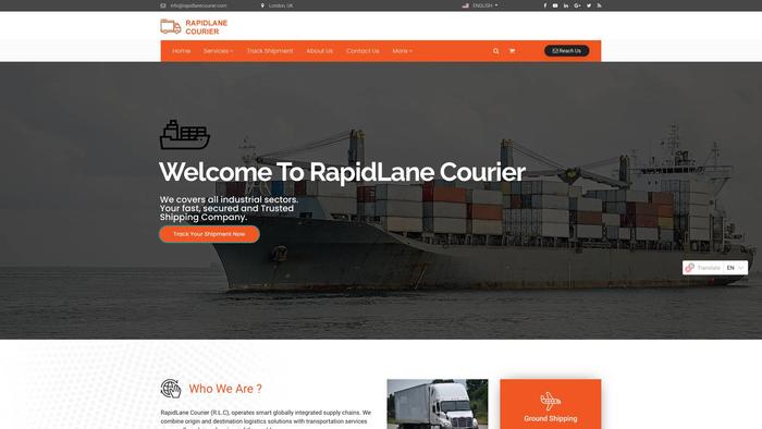 Rapidlanecourier.com Shipping Scam Review