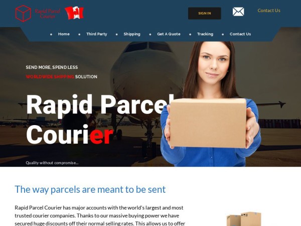 Rapidparcelcourier.com Shipping Scam Review|