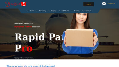 Rapidparcelpro.com Shipping Scam Review|