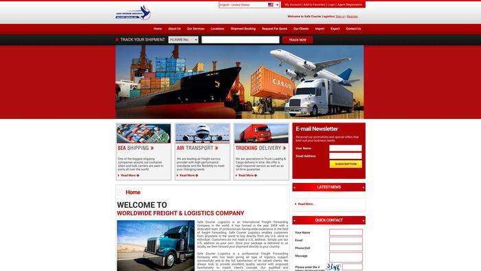 Safecourierlogistic.info Shipping Scam Review|